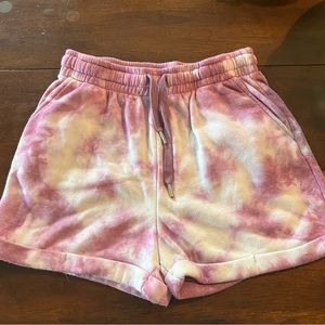 High Waisted Drawstring Shorts